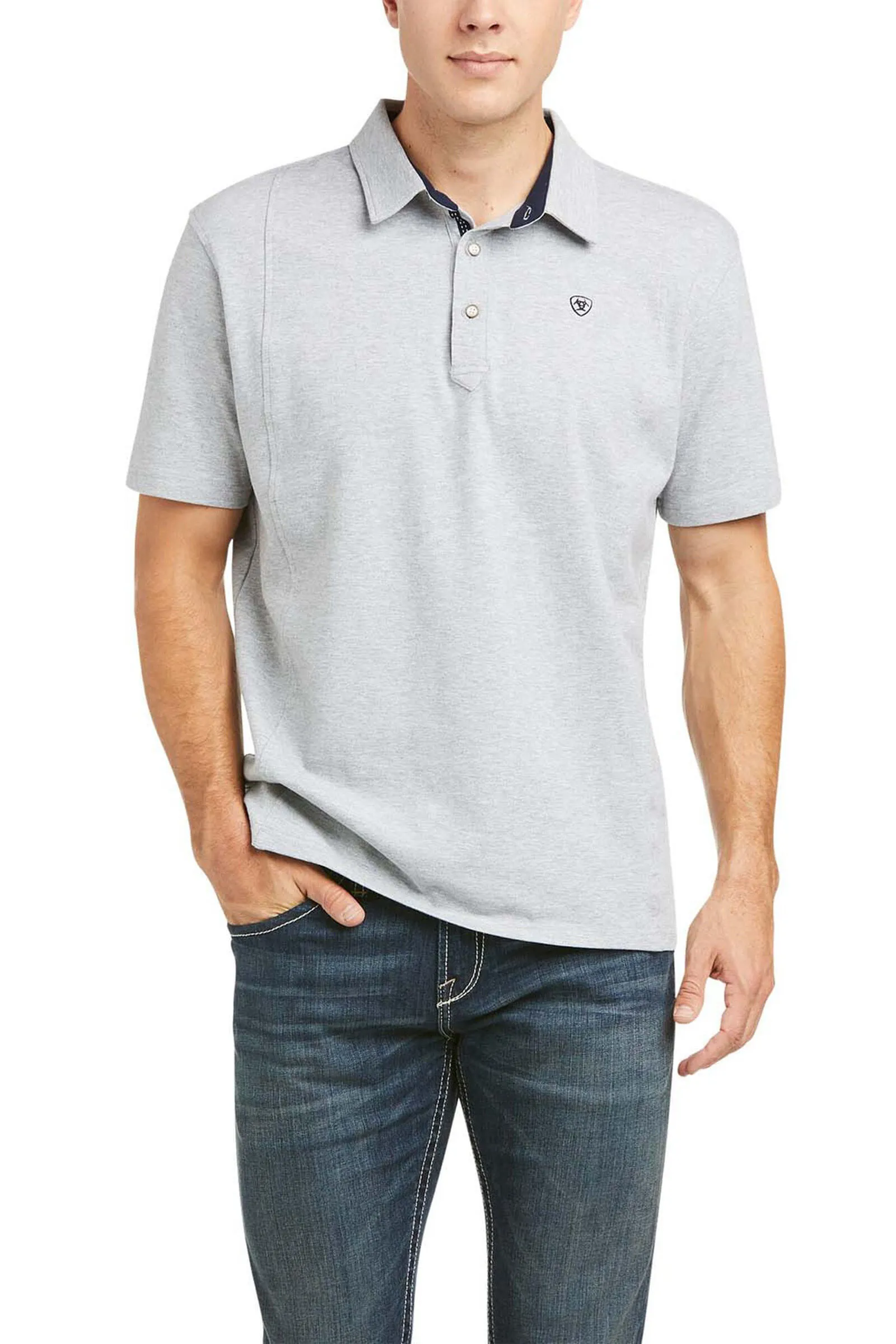 Ariat Camiseta Polo para Hombre Medal