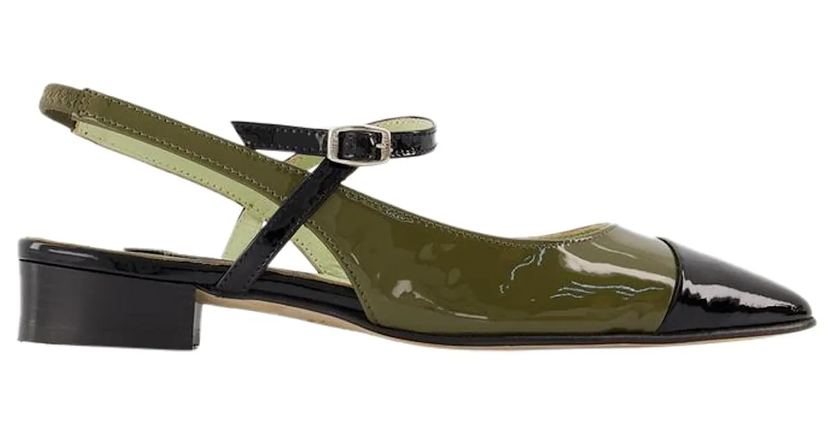 Autre Marque Sandalias Oceano 24 - Carel - Cuero - Caqui Verde 