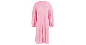 Autre Marque VESTIDO MIDI DE MANGA LARGA AVOLADA STIN GOYA EN LYOCELL ROSA 