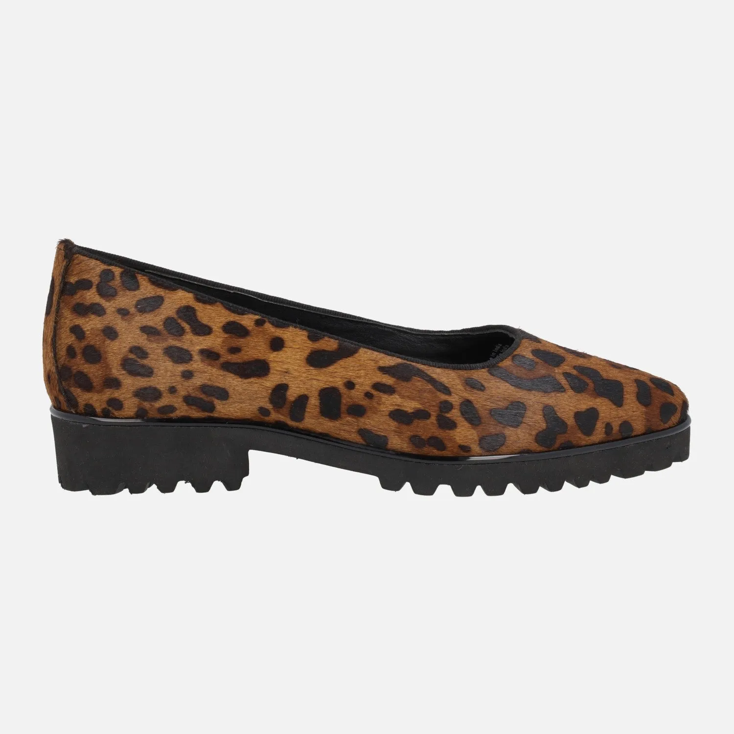 Bailarinas de piel Ruka en animal print leopardo con piso track