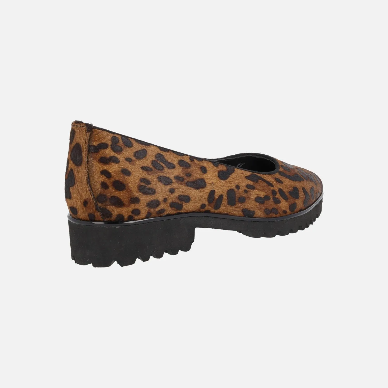 Bailarinas de piel Ruka en animal print leopardo con piso track