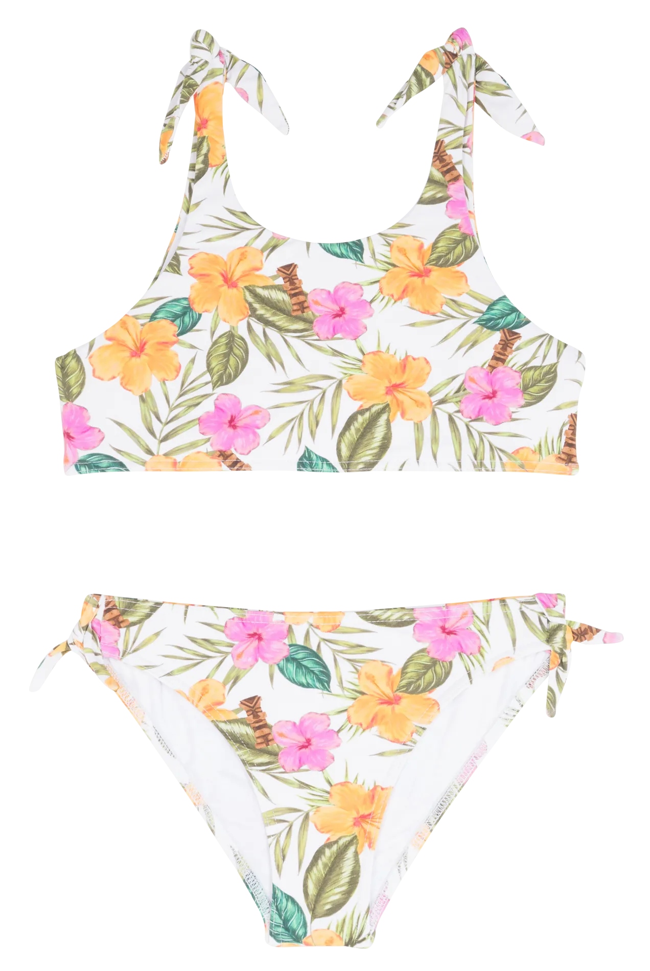 BANANA MOON TORTUGA - Conjunto de bañador estampado en blanco