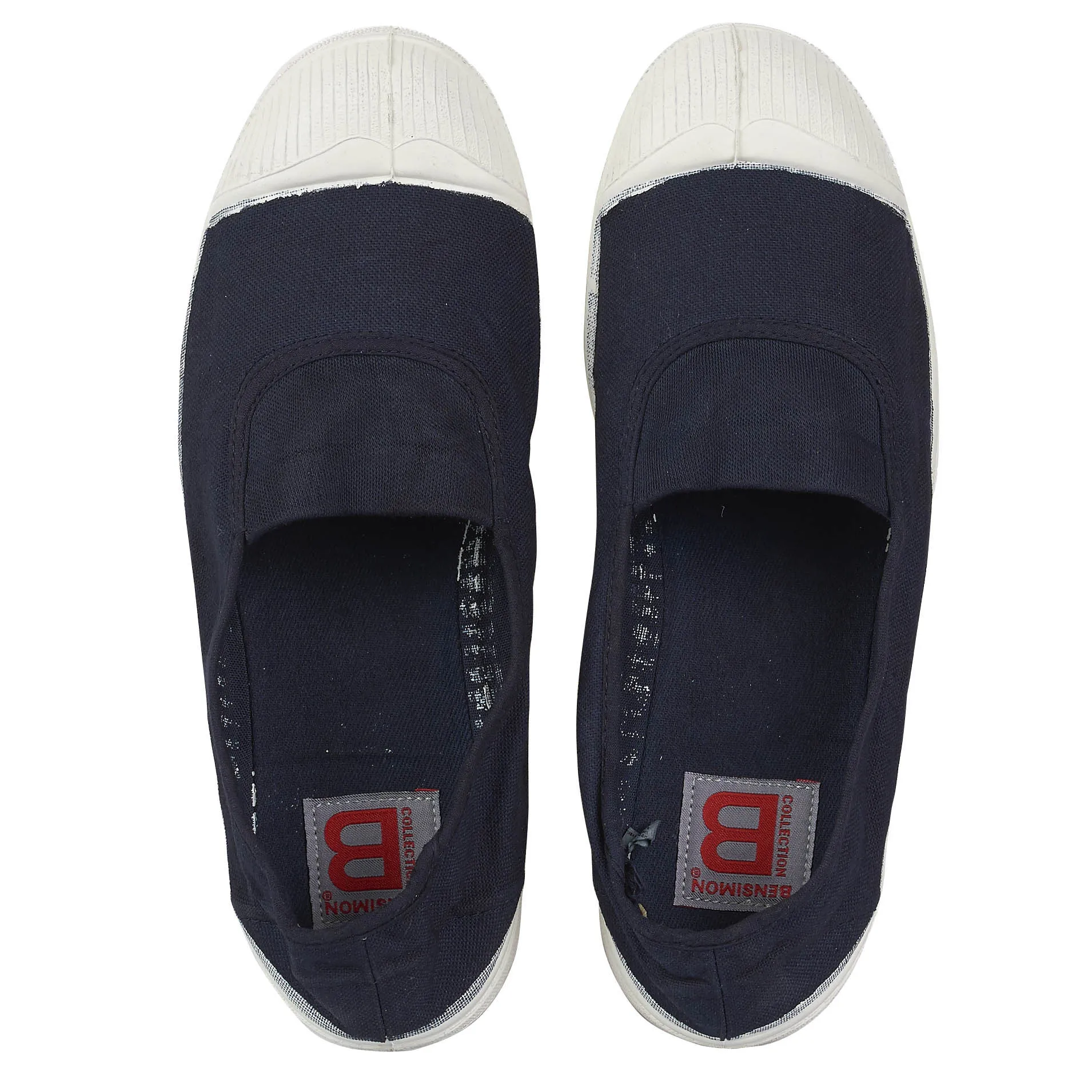 BENSIMON Deportivas de tela con elásticos en azul