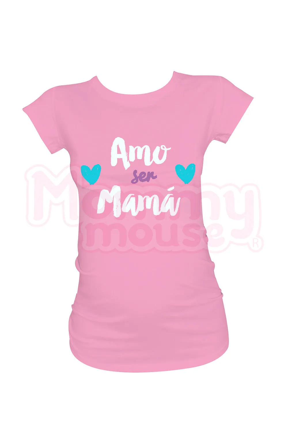 Blusa Maternidad Básica Manga corta.  Amo ser mamá