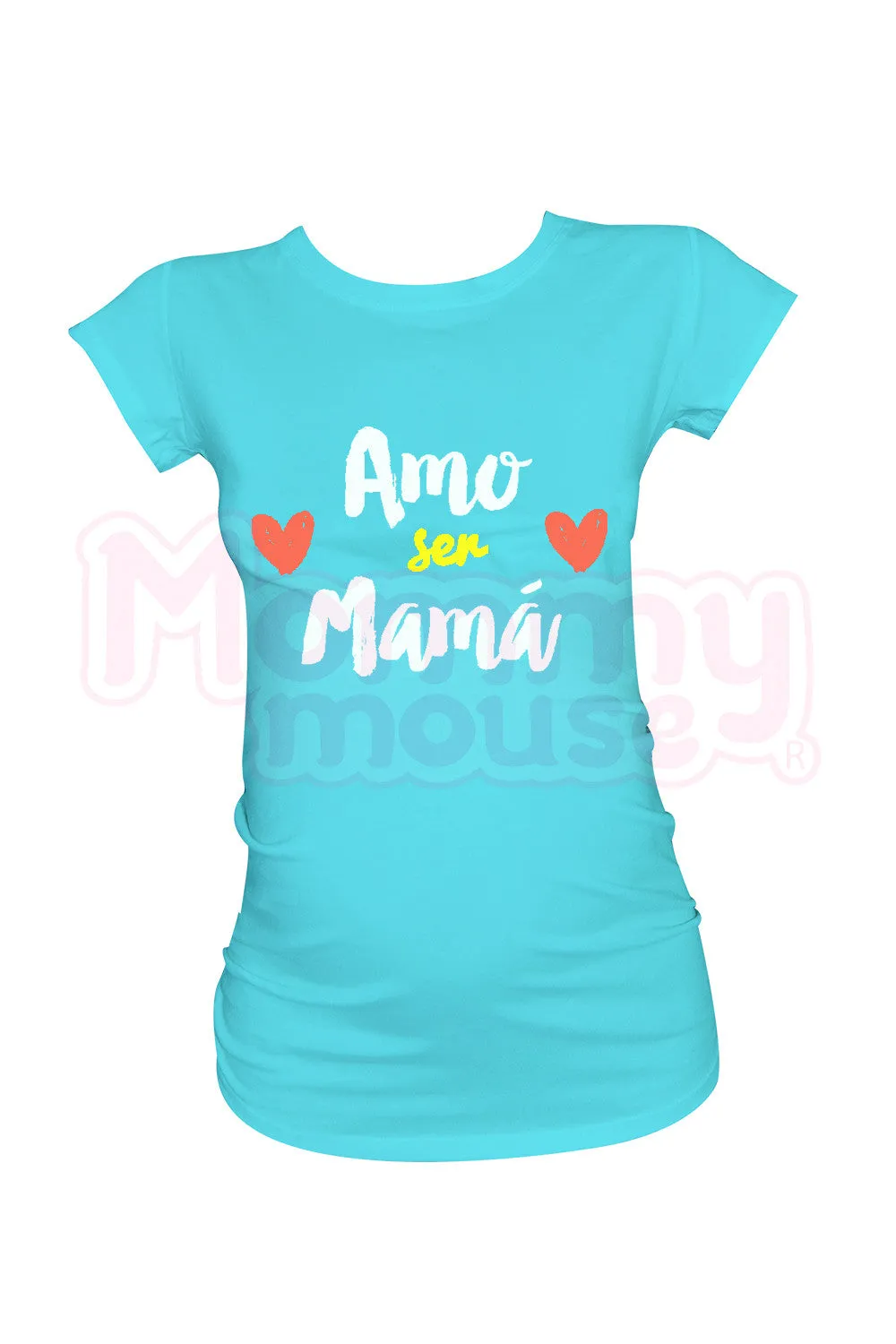 Blusa Maternidad Básica Manga corta.  Amo ser mamá