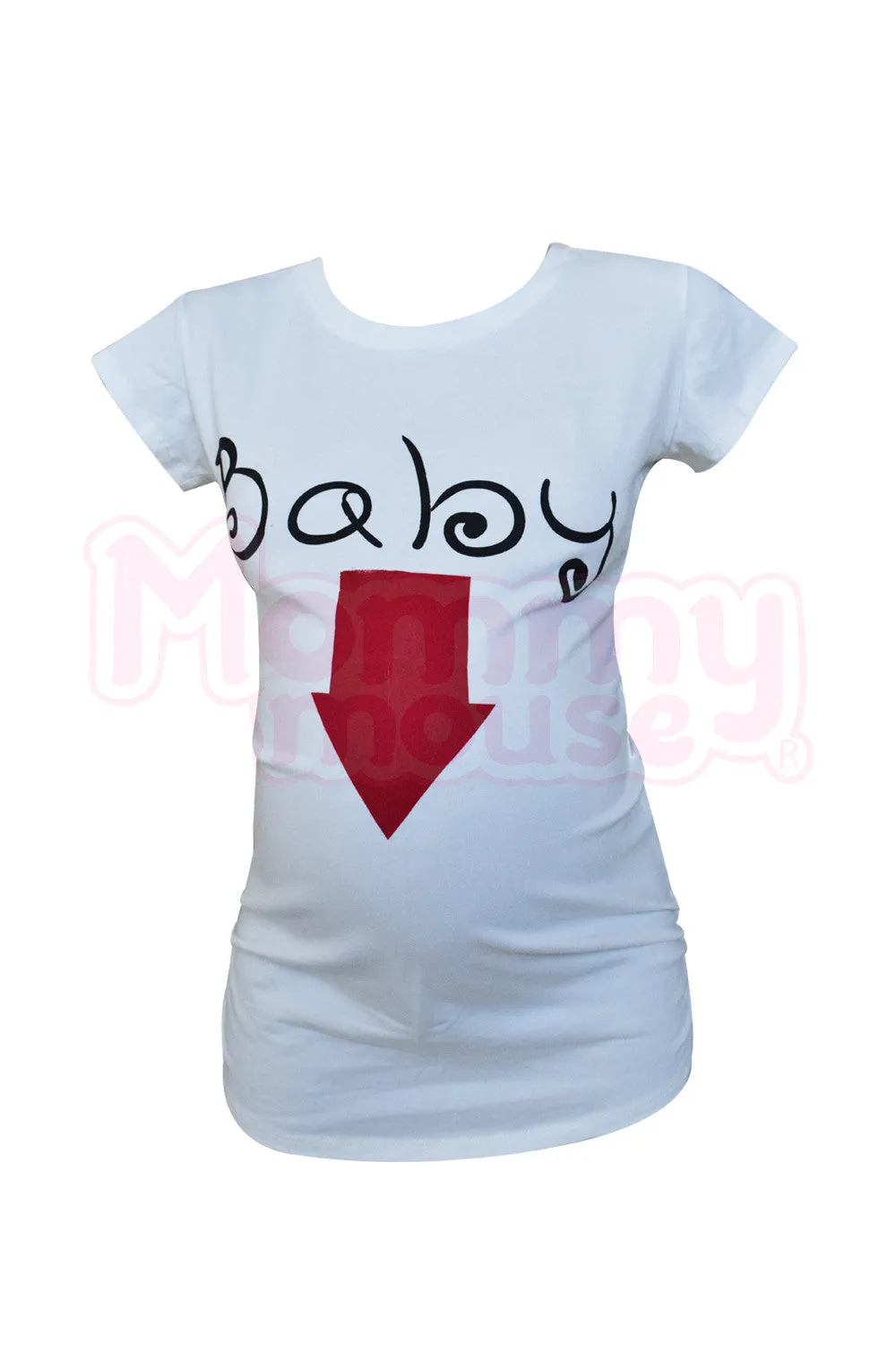 Blusa Maternidad Básica Manga corta. Baby Flecha