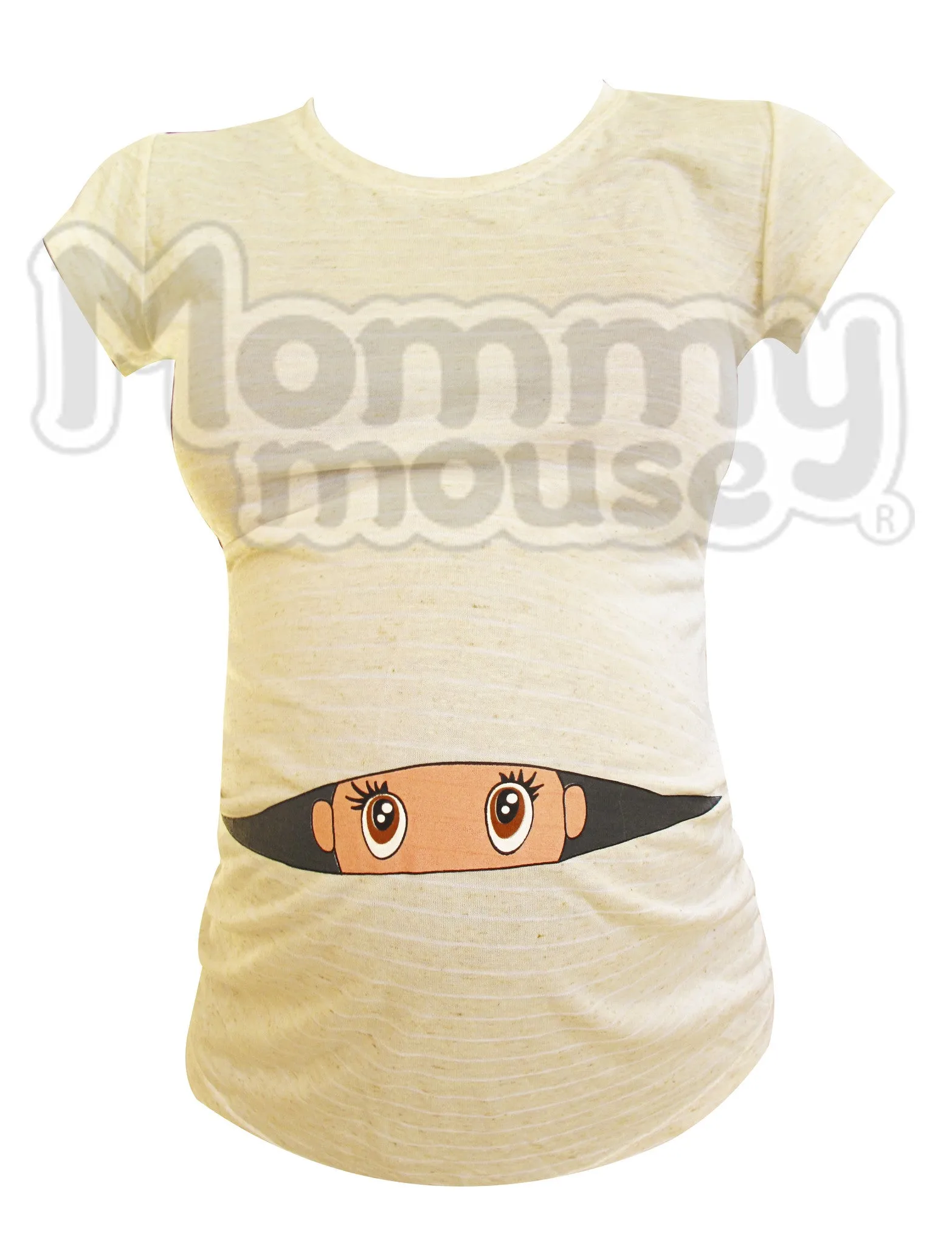 Blusa Maternidad Básica Manga corta. Nena asomada.