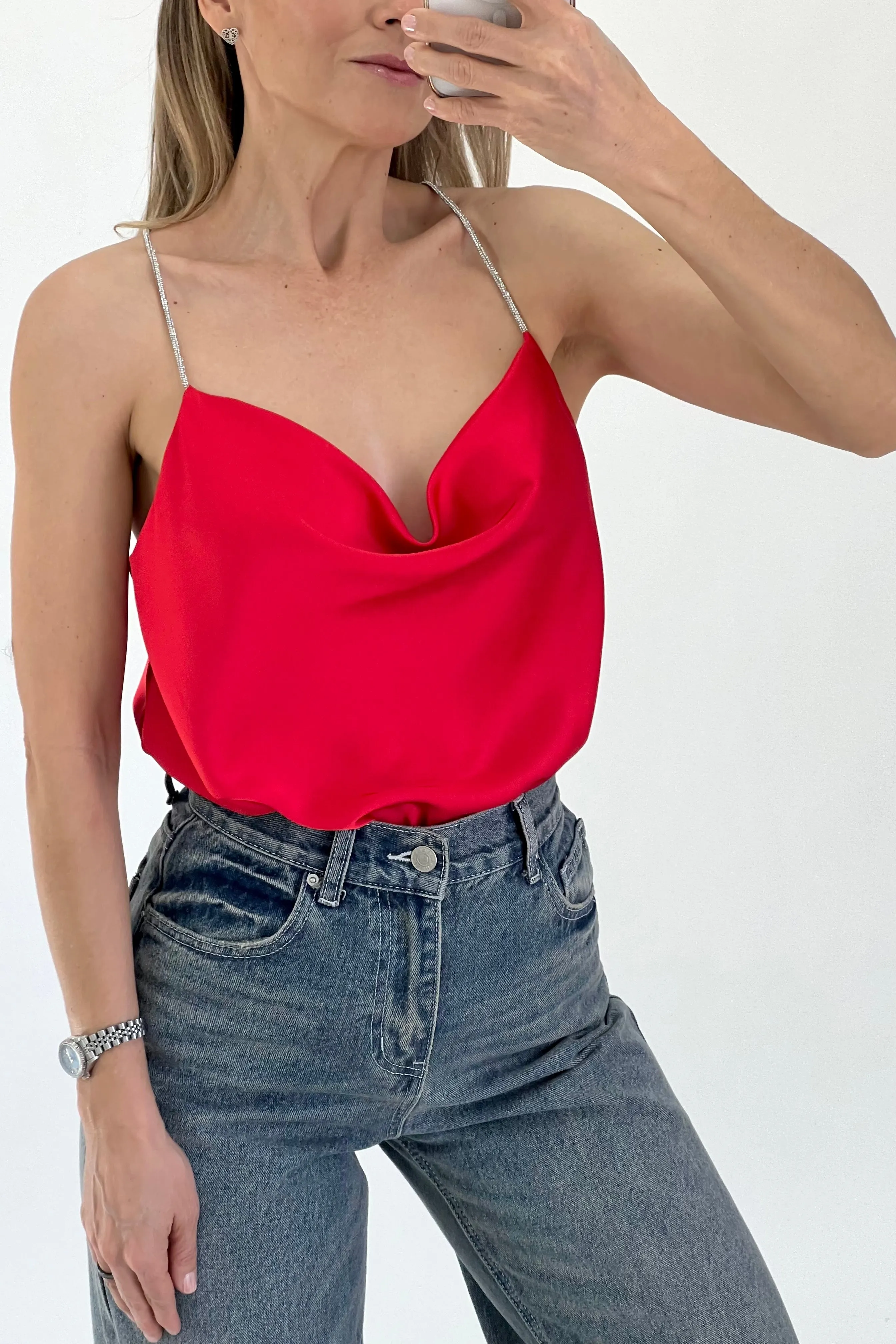 BLUSA TIRANTES BRILLOS