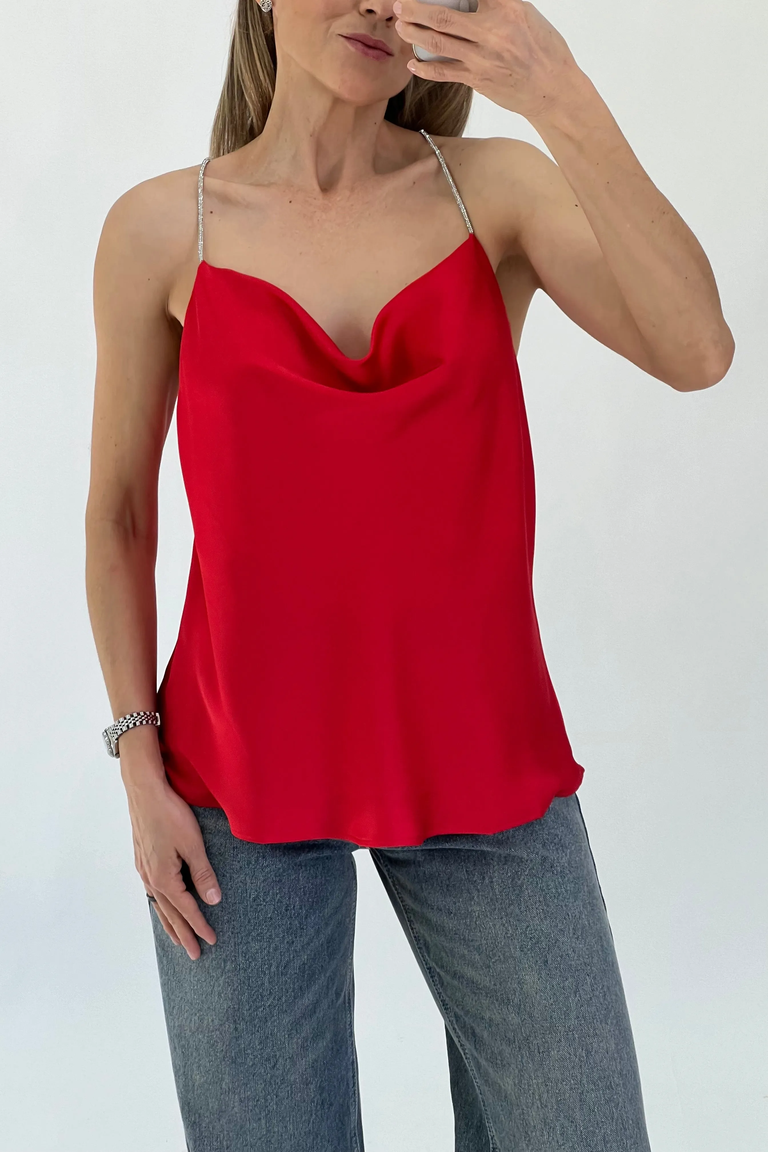 BLUSA TIRANTES BRILLOS