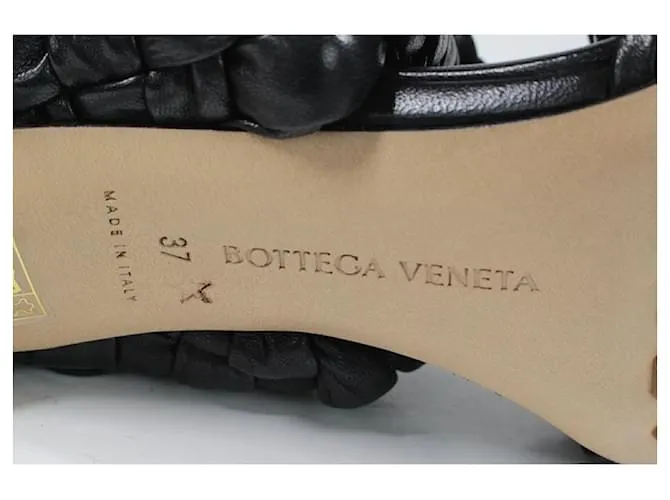 Bottega Veneta Sandalias Negro 