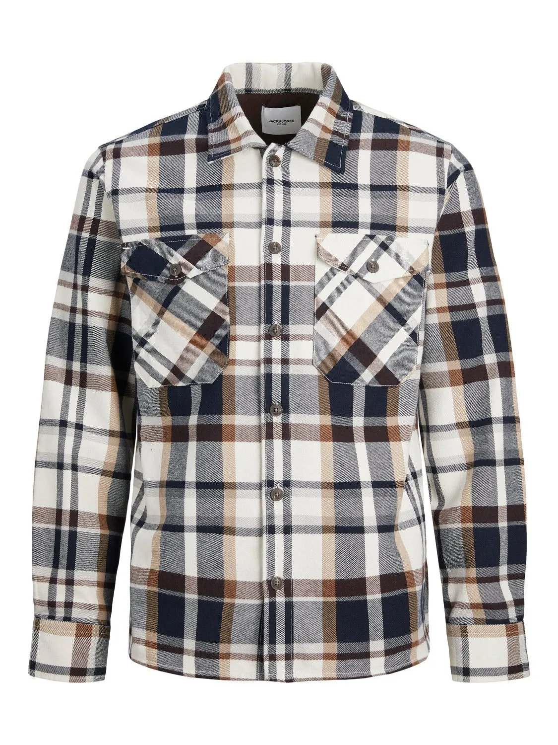 Camisa a cuadros Corte comfort | Blanco | Jack & Jones®