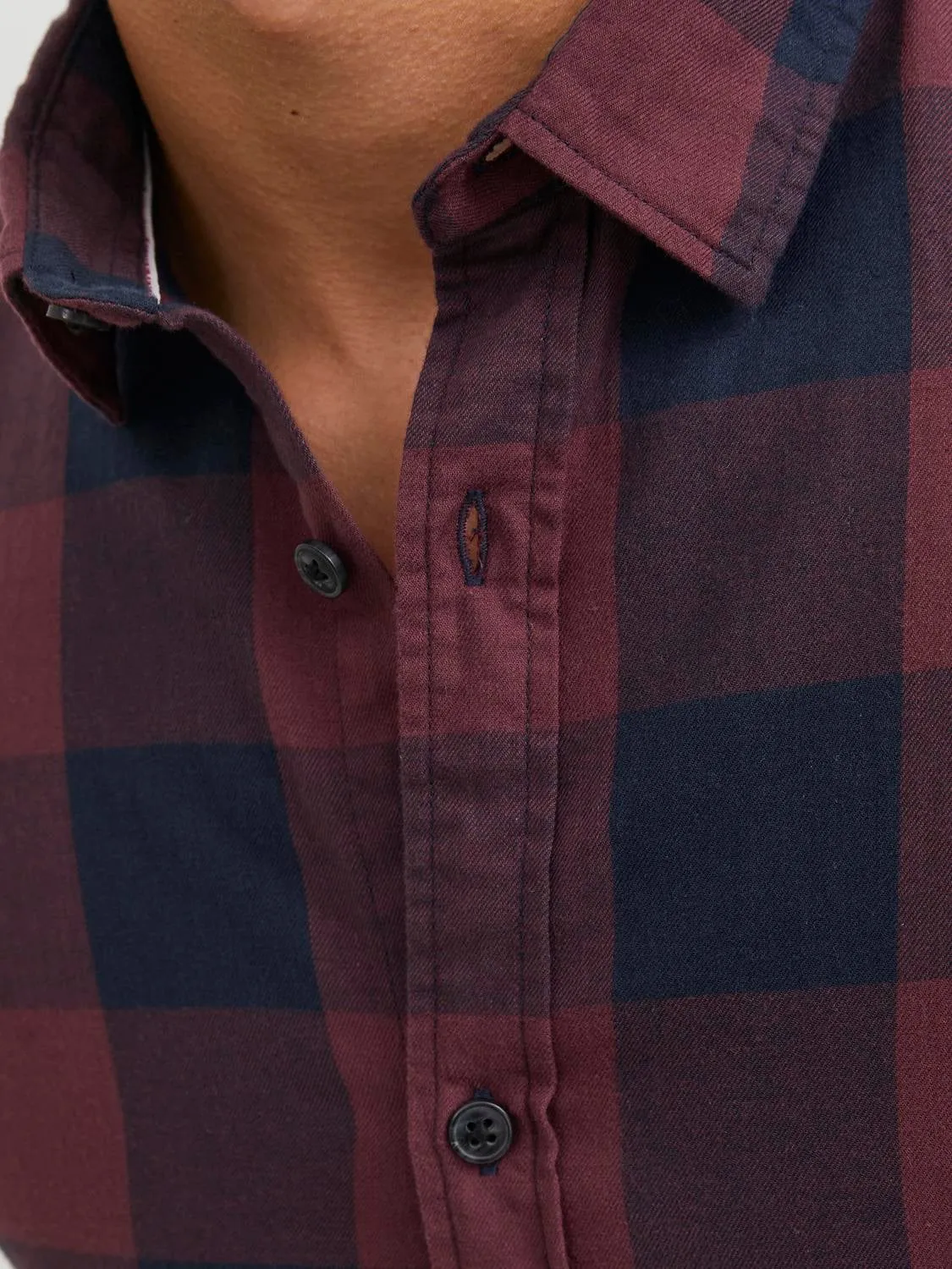 Camisa a cuadros Corte slim | Rojo oscuro | Jack & Jones®