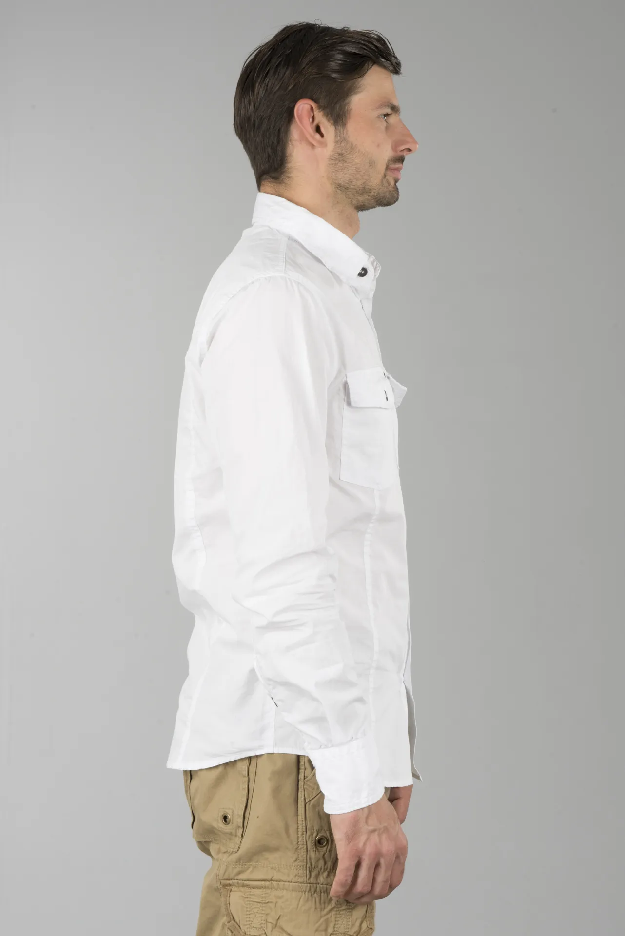 Camisa Brandit Slim Blanco