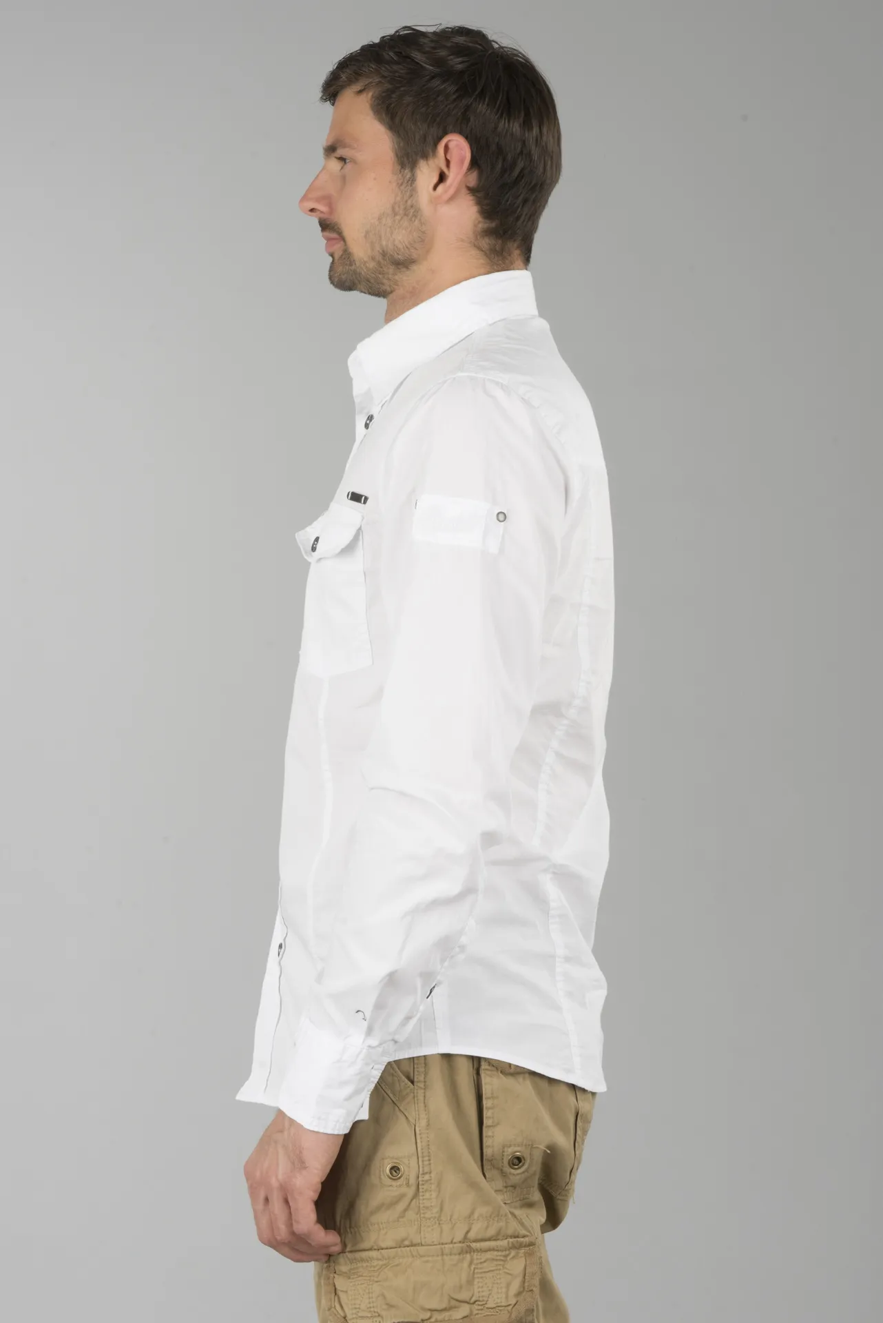 Camisa Brandit Slim Blanco