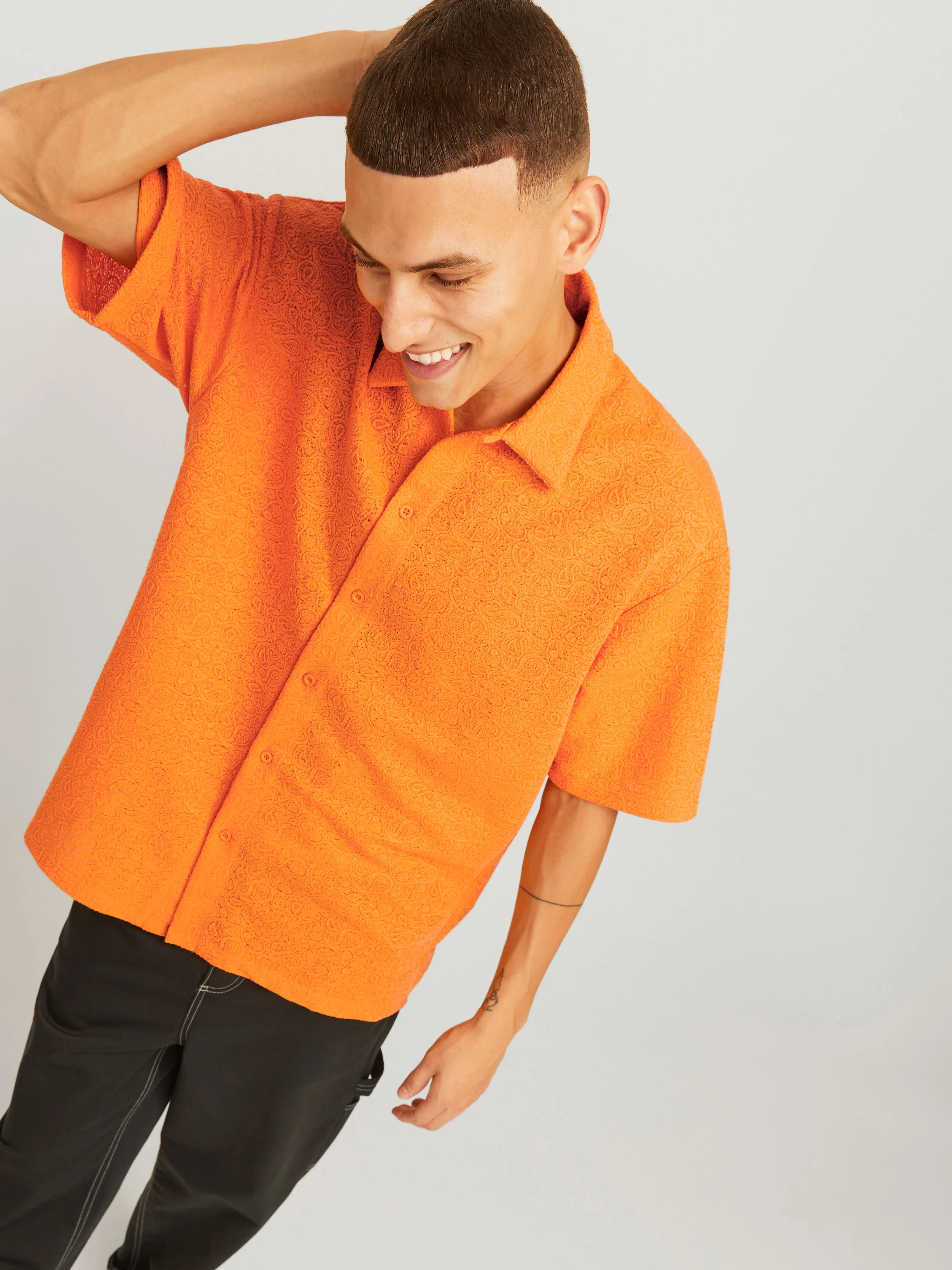 Camisa Corte comfort | Naranja oscuro | Jack & Jones®