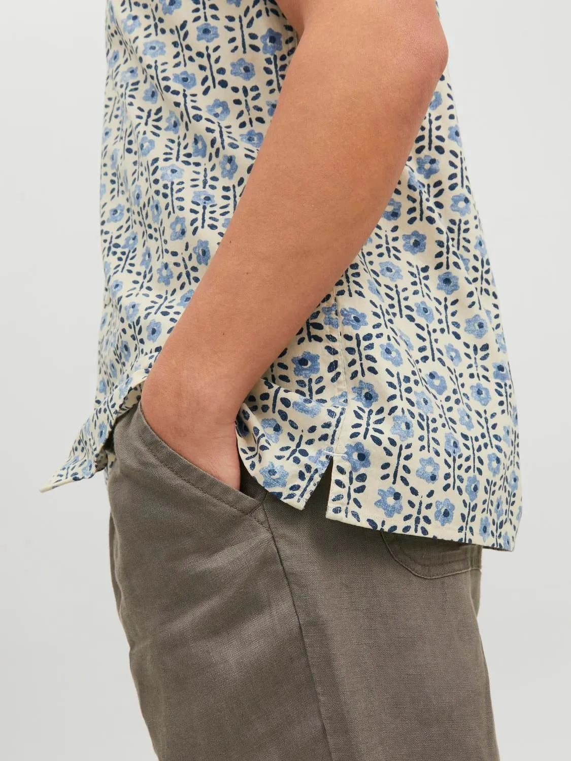 Camisa estilo resort Corte regular | Blanco hueso | Jack & Jones®