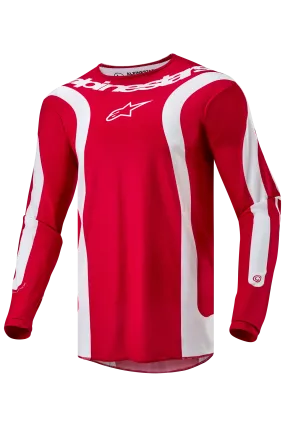 Camiseta de Cross Alpinestars Alpinestars Fluid Lurv Rojo-Blanco 