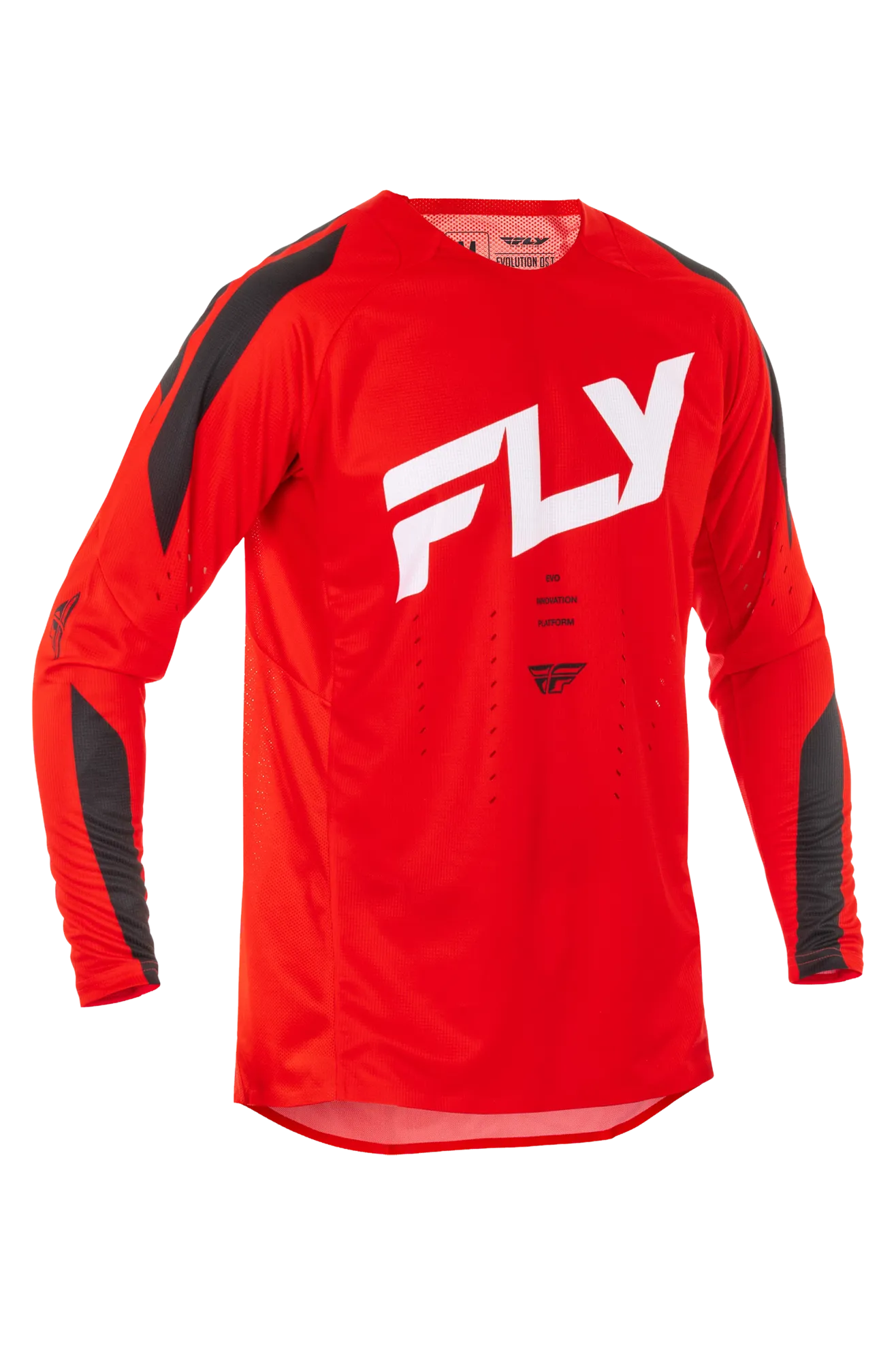 Camiseta de Cross FLY Racing Evolution DST Rojo-Blanco-Negro