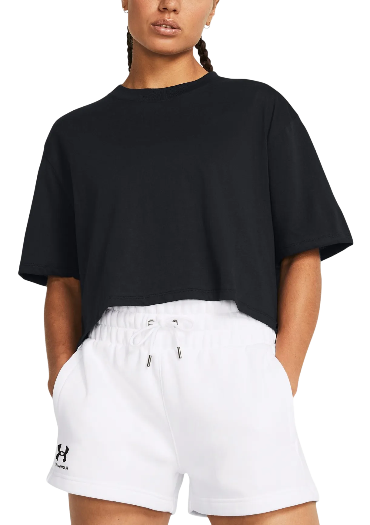 Camiseta Under Armour Campus Boxy Crop SS