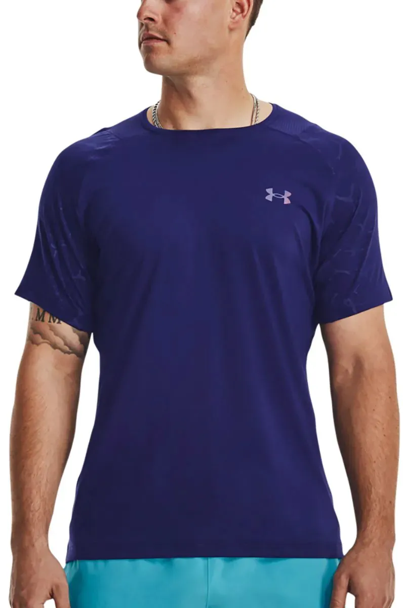 Camiseta Under Armour UA Rush Emboss SS-BLU