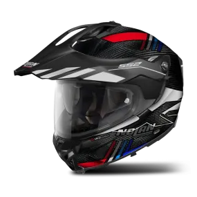 Casco Adventure Nolan X-552 Ultra Carbon Rojo-Blanco