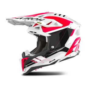 Casco de Cross Airoh Aviator 3 Saber Rojo Brillante