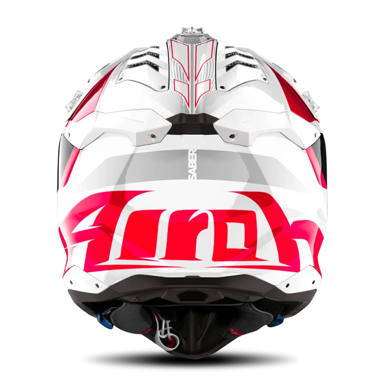 Casco de Cross Airoh Aviator 3 Saber Rojo Brillante