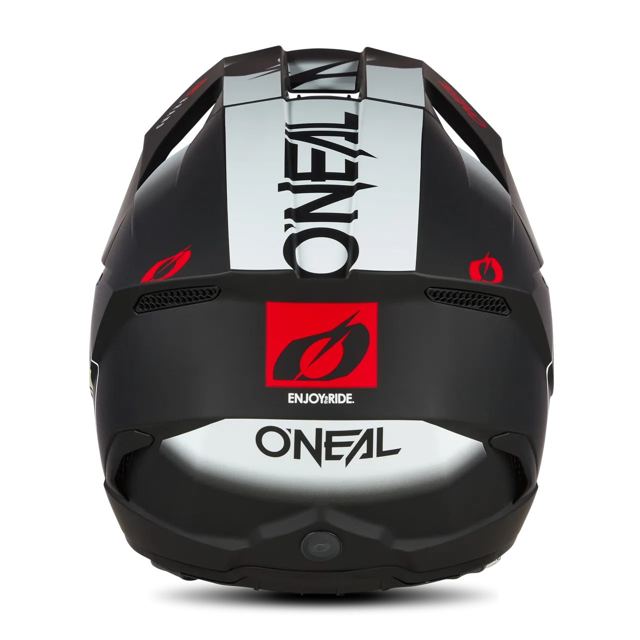 Casco de Cross O'Neal 3SRS Hexx Negro-Blanco-Rojo 