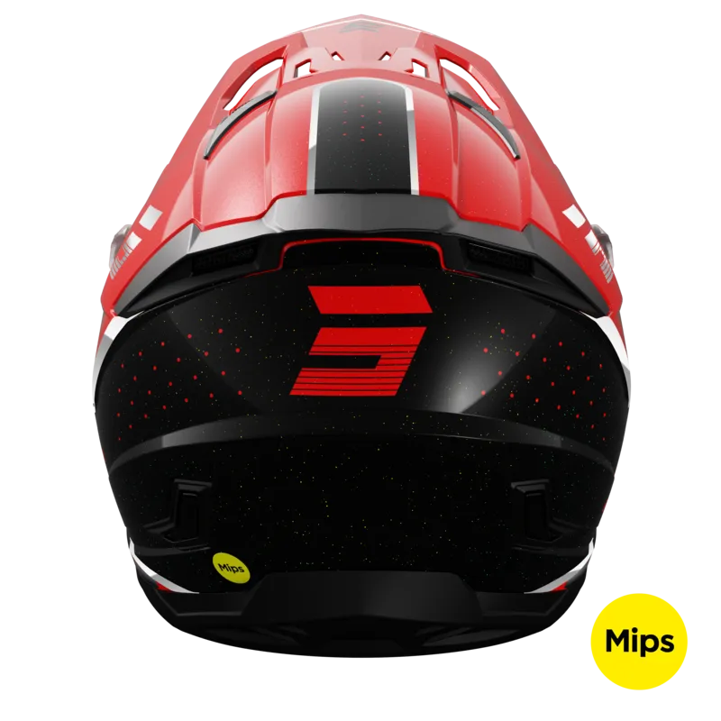 Casco de Cross Shot Core Honor Rojo Nacarado