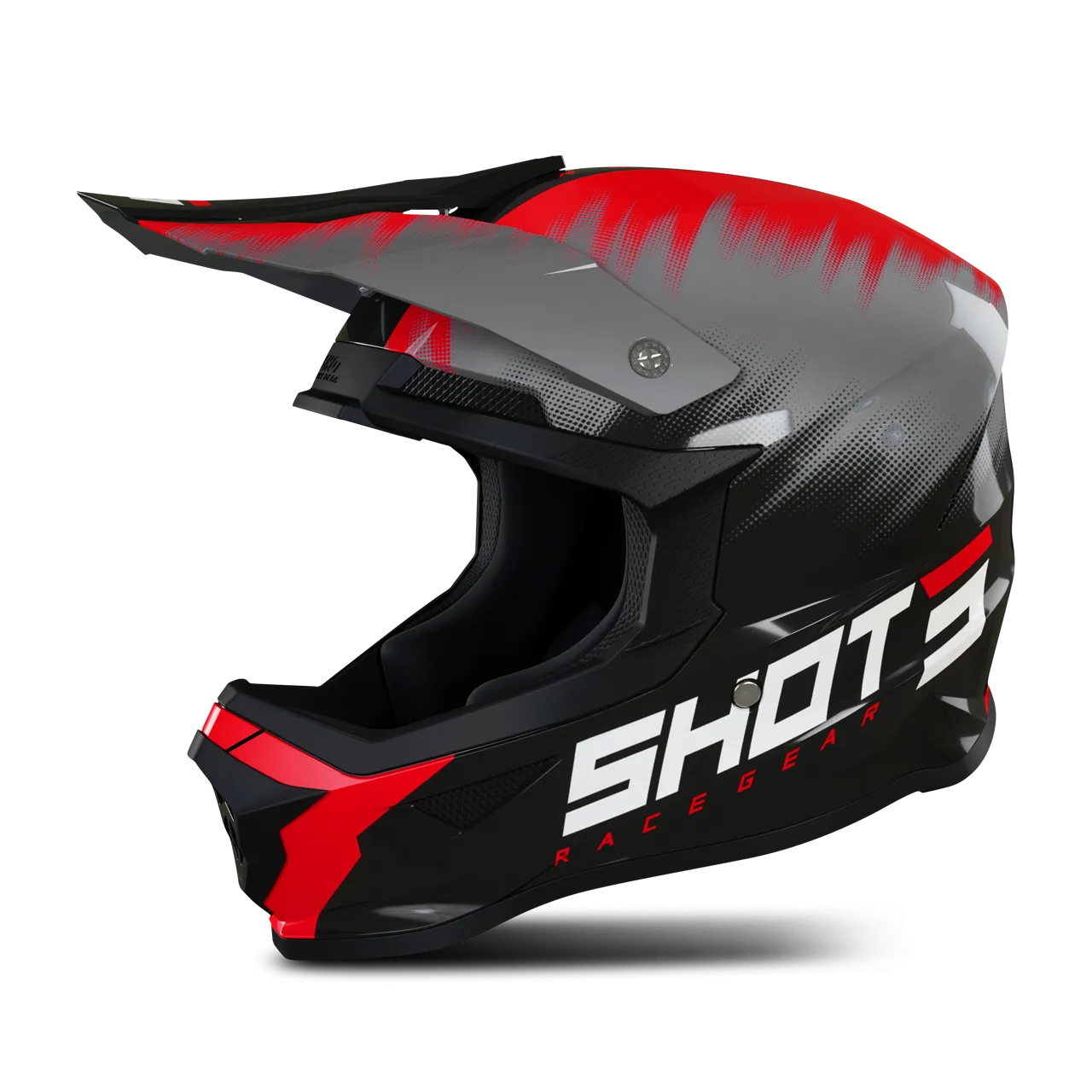 Casco de Cross Shot Furious Versus Rojo