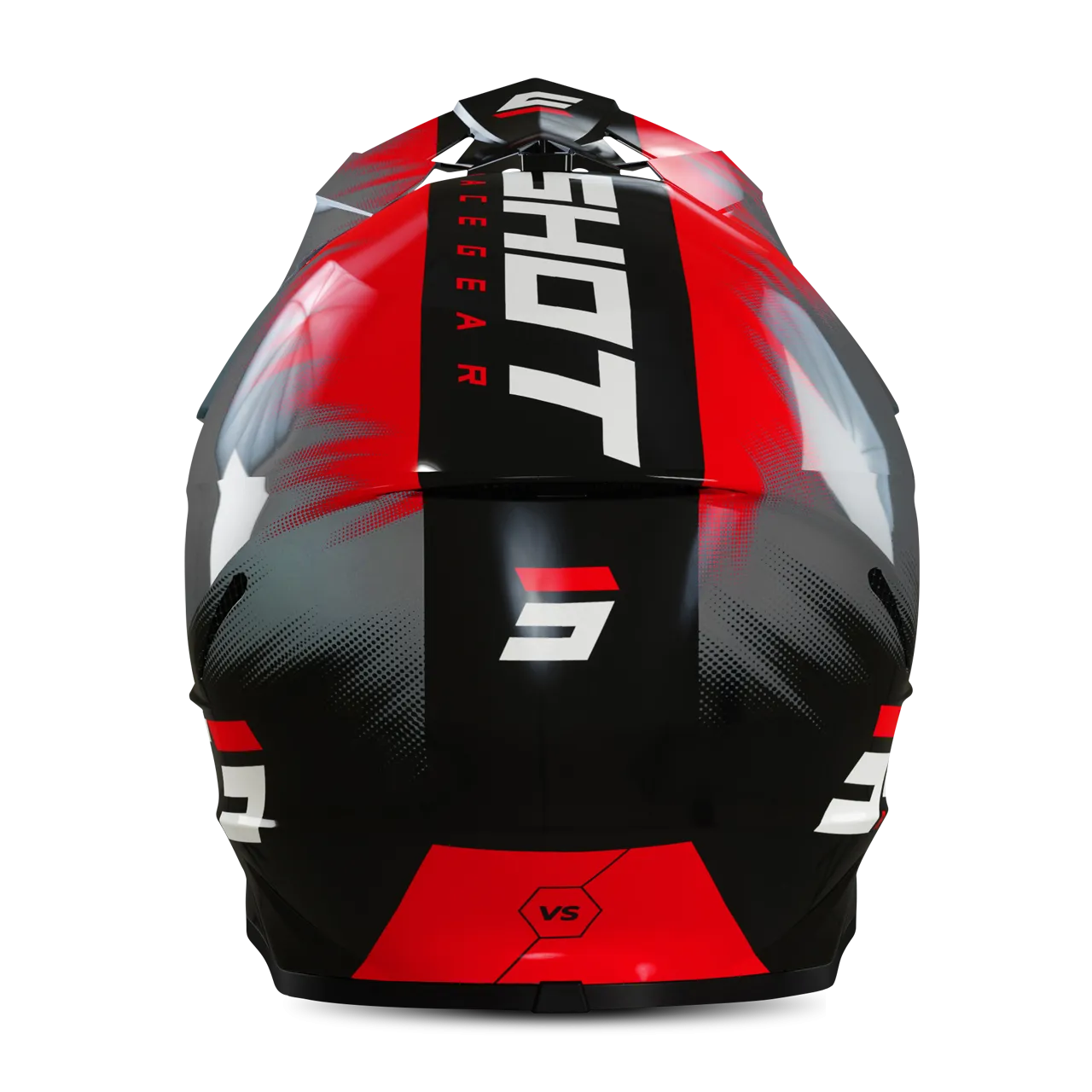 Casco de Cross Shot Furious Versus Rojo