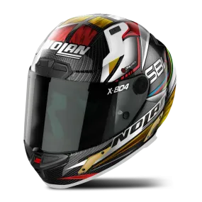 Casco Integral Nolan X-804 RS Ultra Carbon Naranja-Rojo