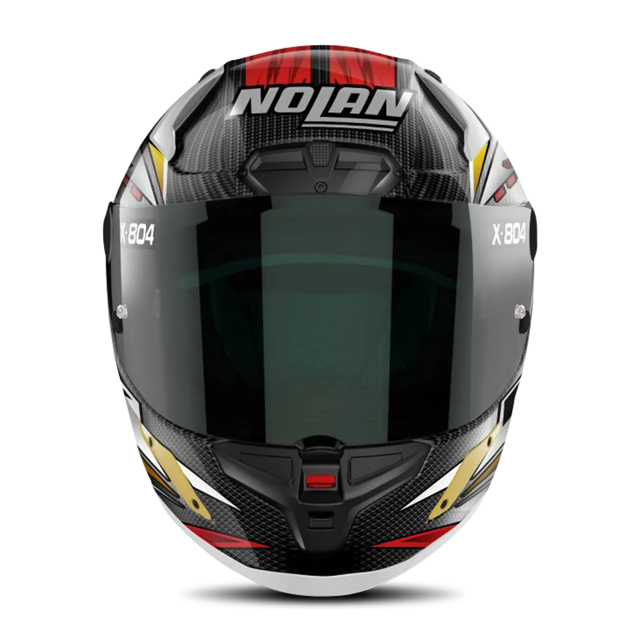 Casco Integral Nolan X-804 RS Ultra Carbon Naranja-Rojo