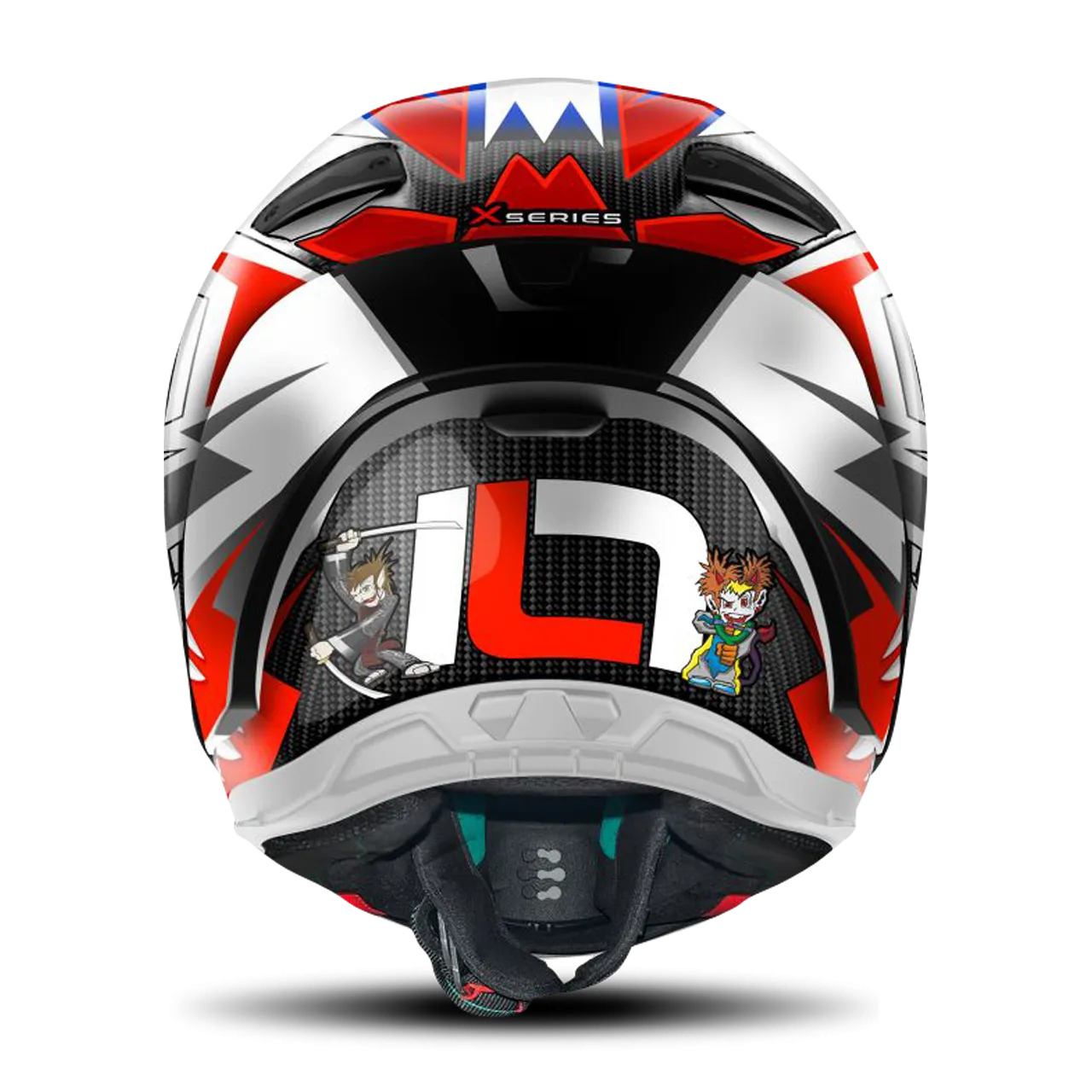 Casco Integral Nolan X-804 RS Ultra Carbon Rojo-Blanco-Azul