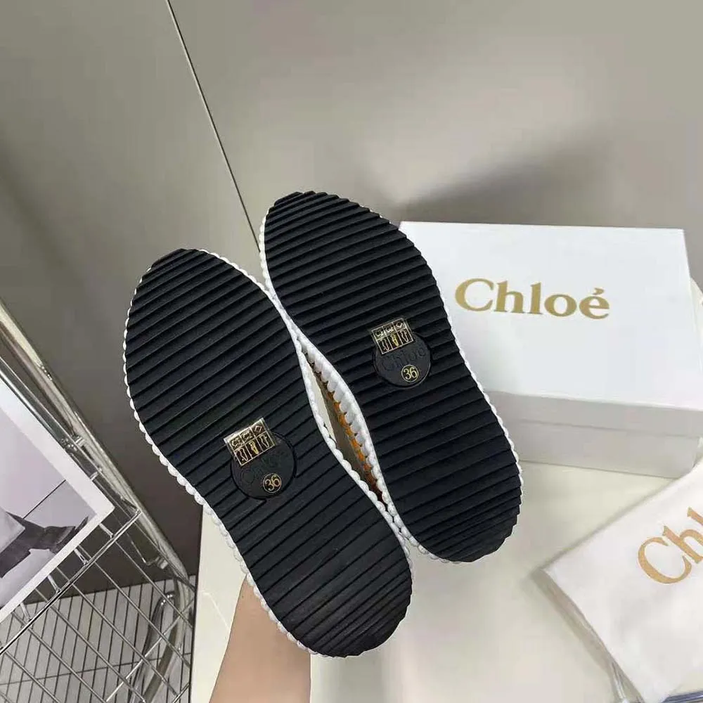 Chloe Mujer Nama Sneaker de Malla Reciclada-Negro