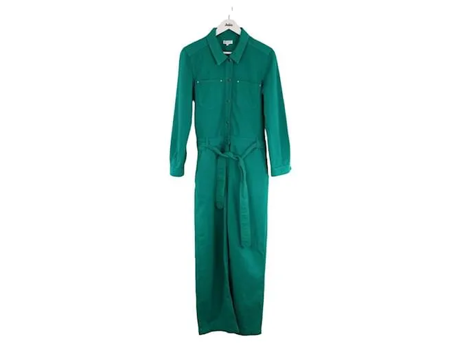 Claudie Pierlot Mono de algodón Verde 