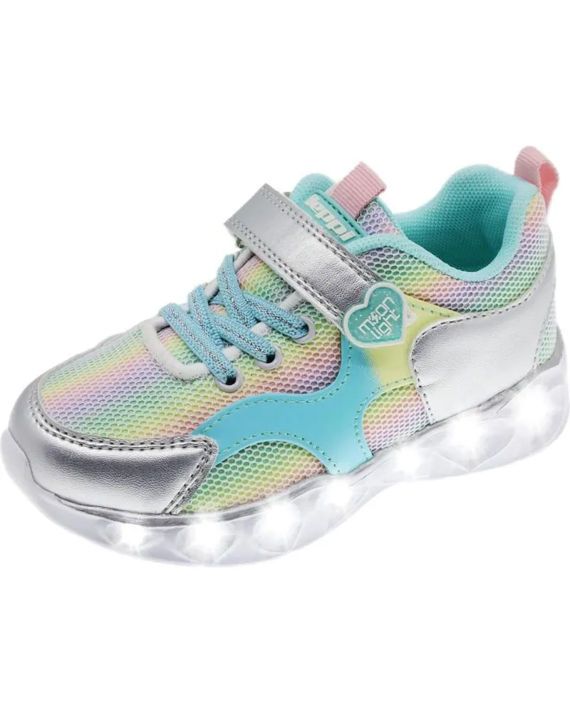 Deportivas BEPPI  de Niña SAPATO COM LUZES  MULTICOLOR