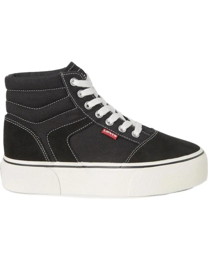 Deportivas de Mujer y Niña y Niño LEVIS VNYC0010T HIGH PHILADELPHIA 0003 BLACK