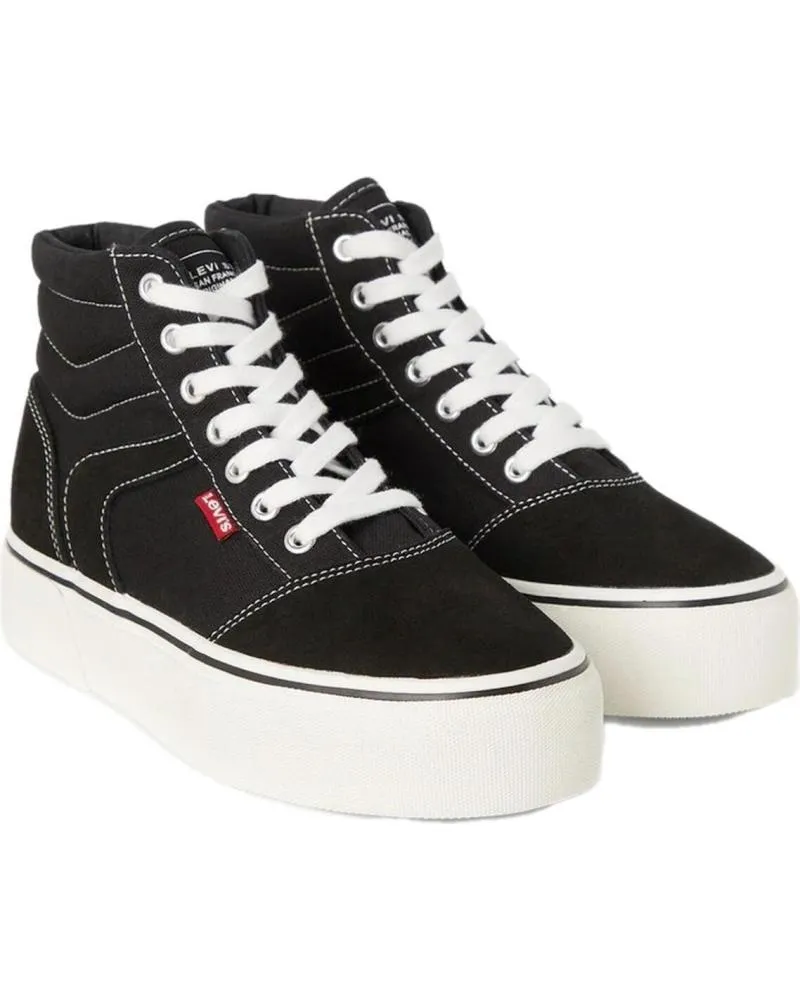 Deportivas de Mujer y Niña y Niño LEVIS VNYC0010T HIGH PHILADELPHIA 0003 BLACK