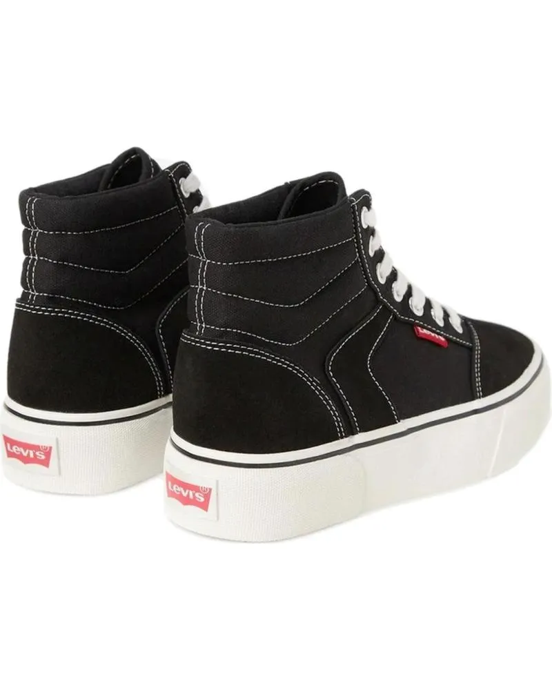 Deportivas de Mujer y Niña y Niño LEVIS VNYC0010T HIGH PHILADELPHIA 0003 BLACK