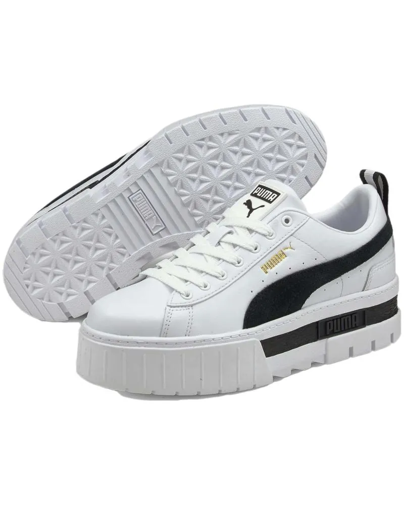 Deportivas PUMA  de Mujer y Niña 381983-01 MAYZE LTH WNS  WHITE-BLACK