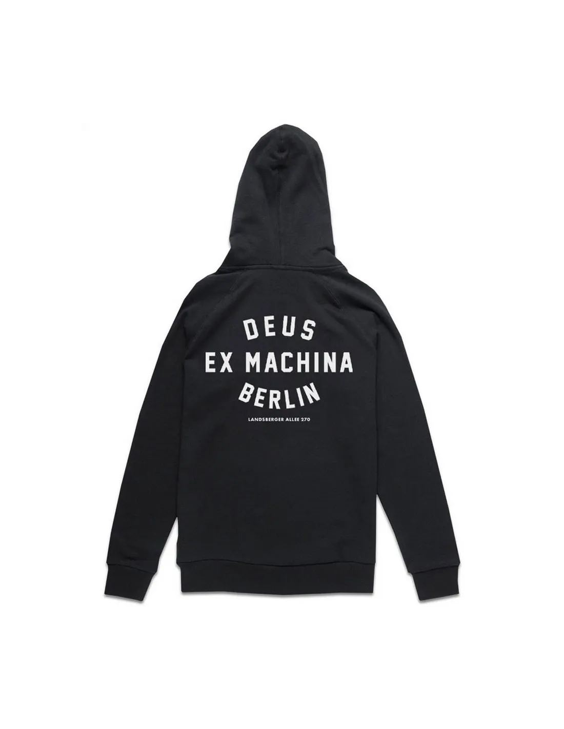 DEUS BERLIN ADDRESS HOODIE BLACK