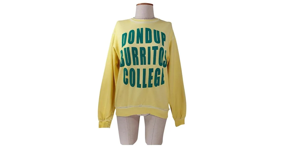 Dondup Prendas de punto Verde Amarillo 