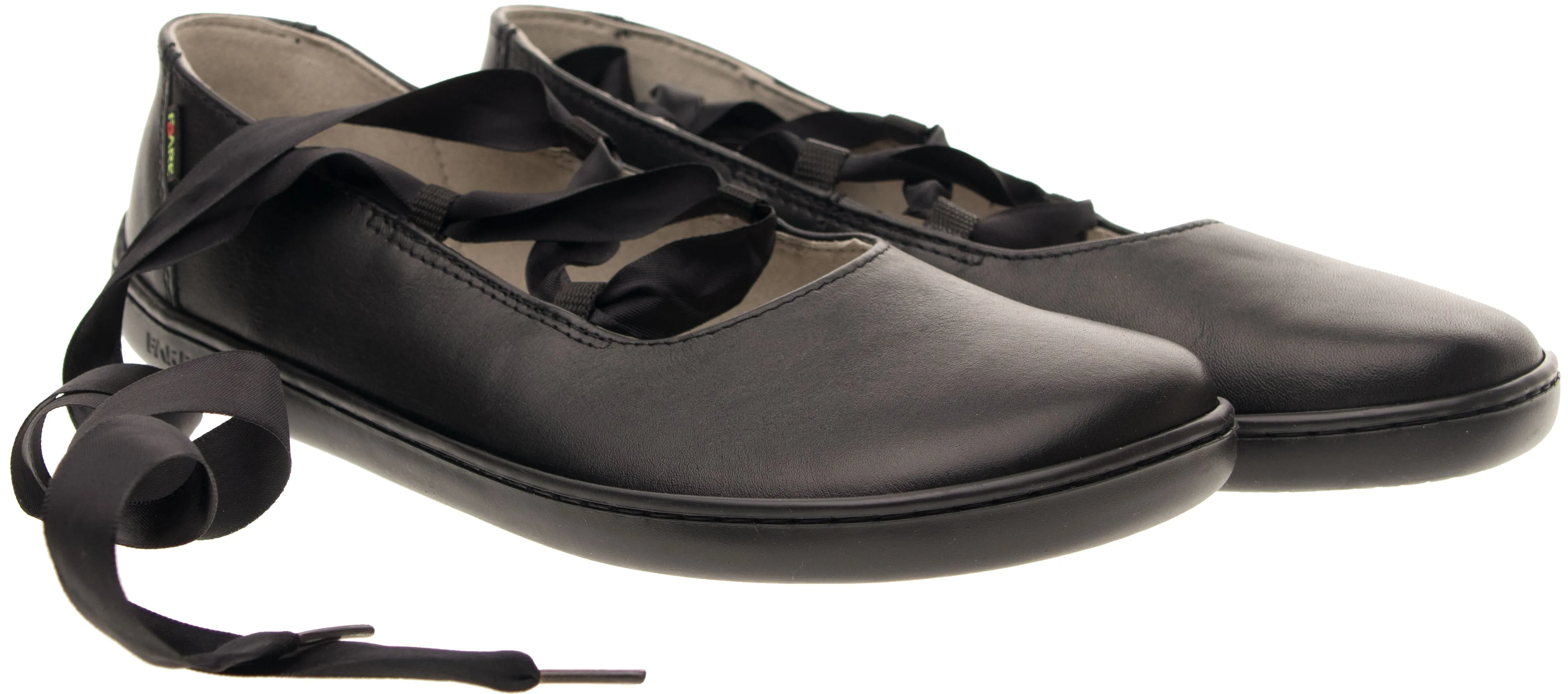 Fare Bare - A5362112 Venus Black - Bailarinas barefoot cuero