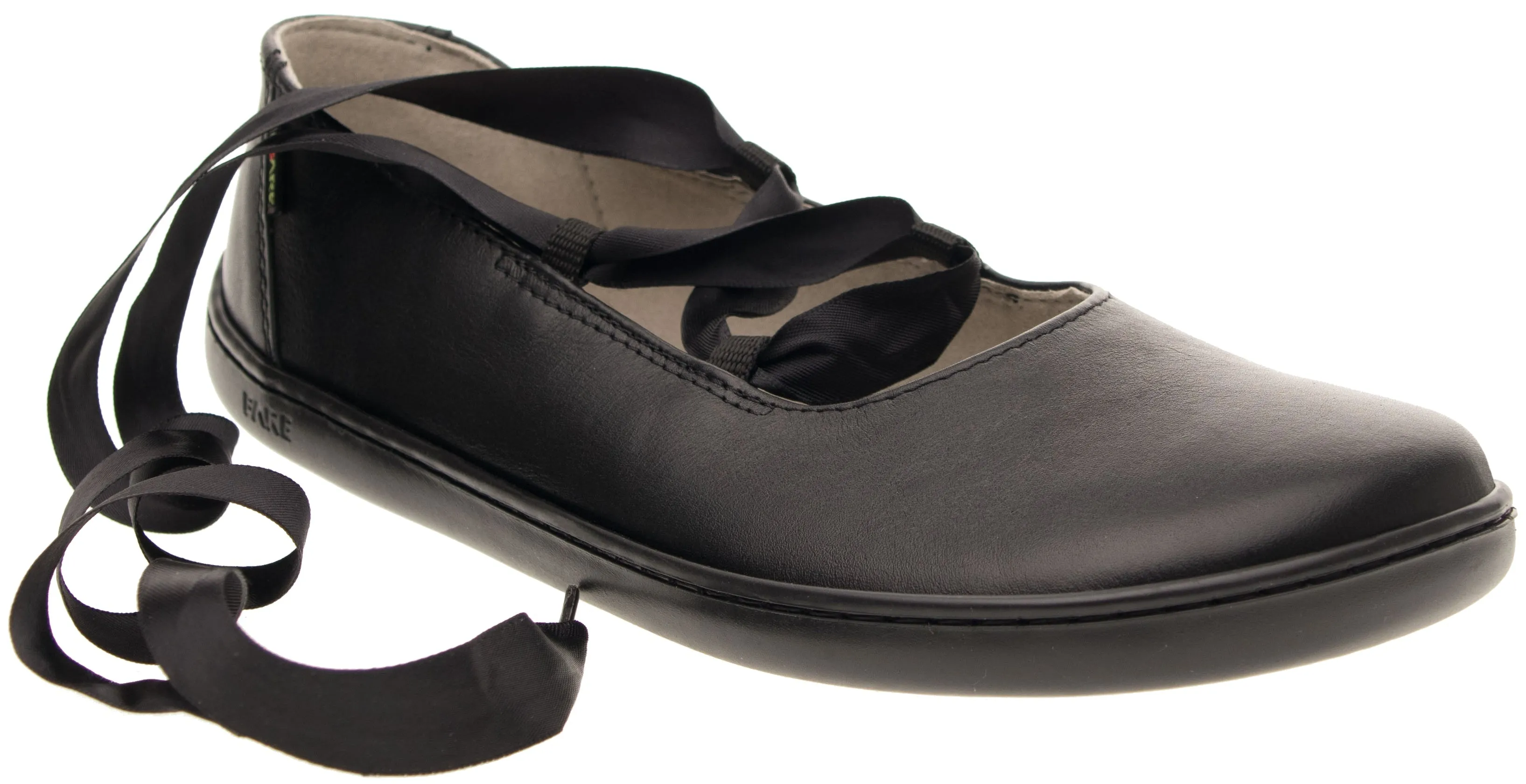 Fare Bare - A5362112 Venus Black - Bailarinas barefoot cuero