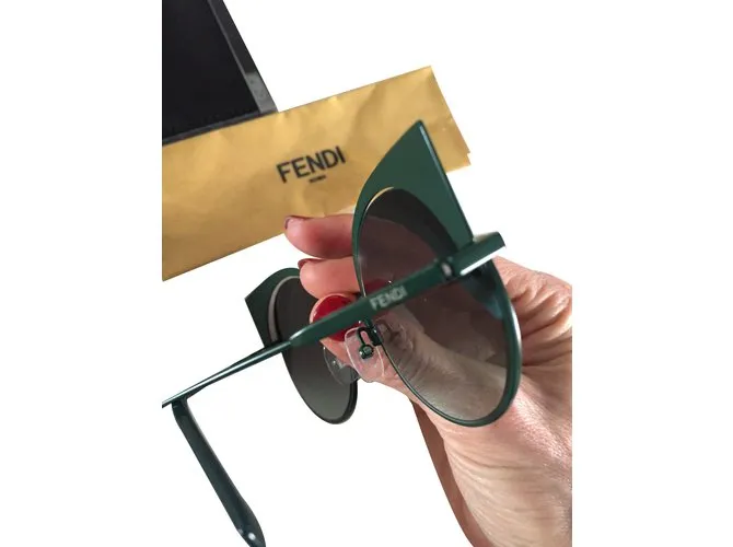 Fendi ipnoshine gafas de sol Verde 