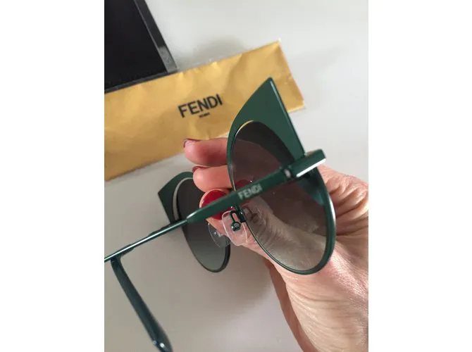 Fendi ipnoshine gafas de sol Verde 