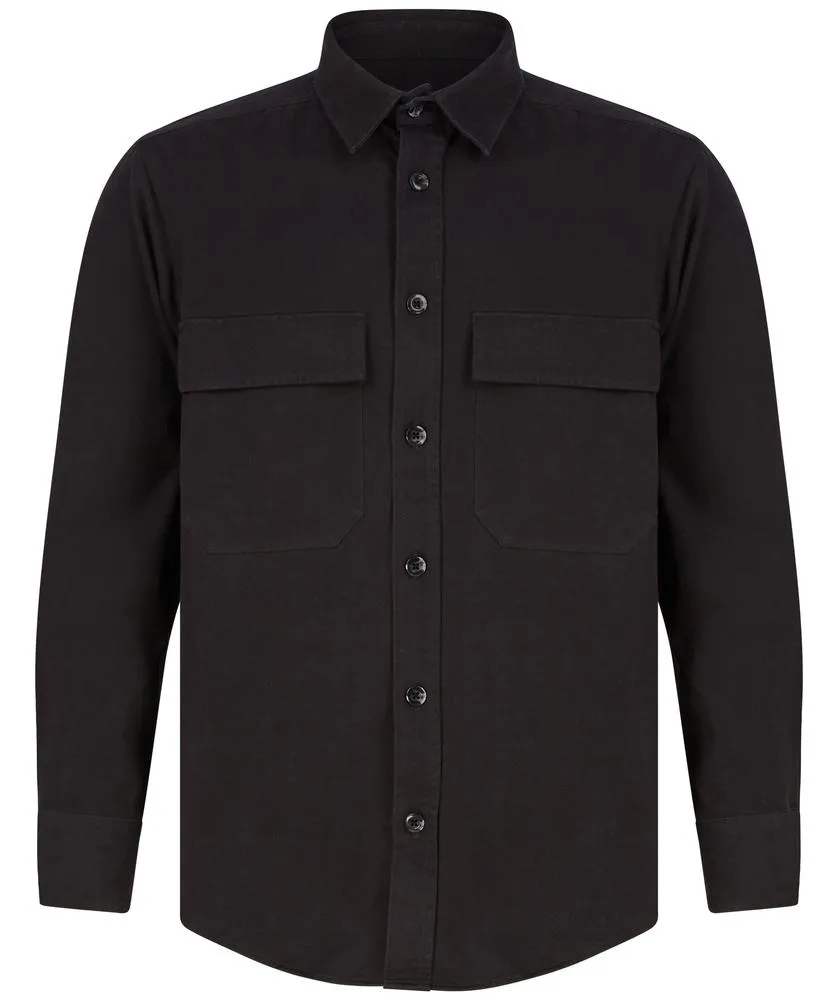 Front row FR054 - Sobrecamisa Drill - Black