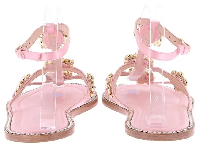 GIAMBATTISTA VALLI Sandalias T.EU 39 Cuero Rosa 