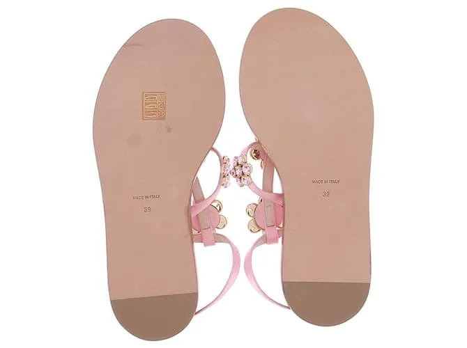 GIAMBATTISTA VALLI Sandalias T.EU 39 Cuero Rosa 